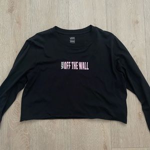 Vans Long Sleeve Crop Top